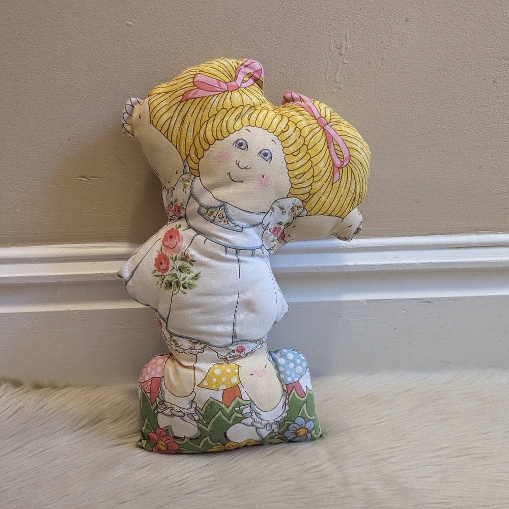 Vintage 1980s Cabbage Patch doll pillow